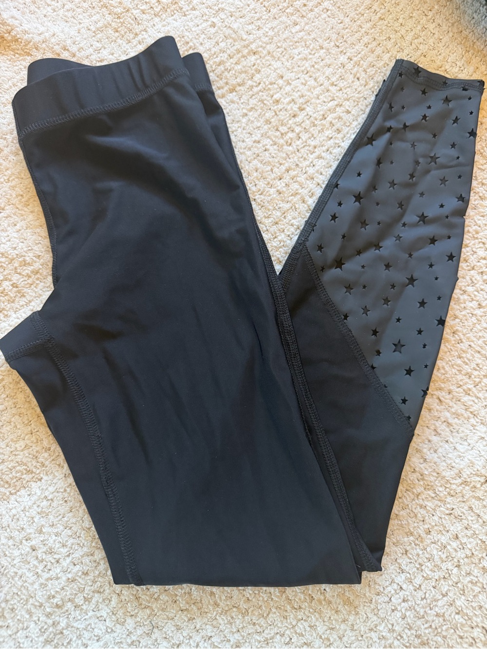 TEREZ Black Star Leggings XSmall $175.00